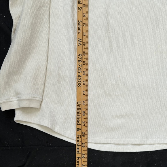 The Broadmoor Sweatshirt Mens XL Quarter Zip Resort Mock Pullover Brushed Knit - Picture 5 of 7